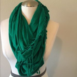 Green scarf